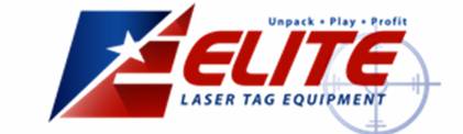 Elite Laser Tag Equipment logo - laser tag sales and supplies business opportunity