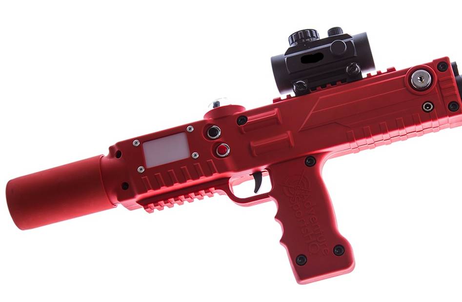 Red razorback laser tagger - Elite Laser Tag Equipment